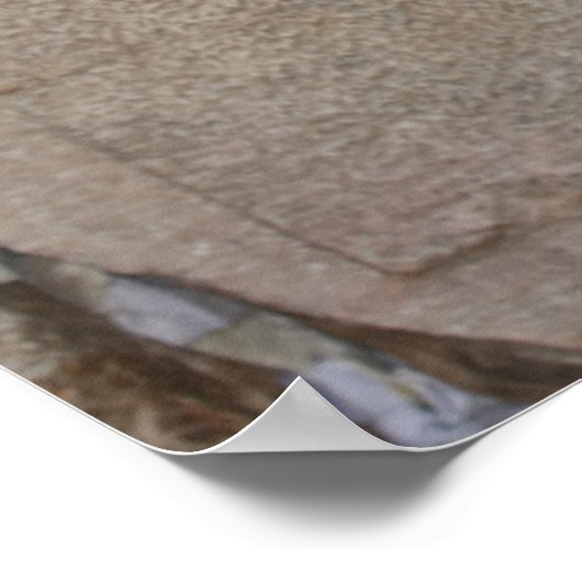 De Westerne muur, Jeruzalem Poster (Hoek)