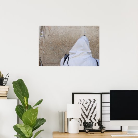 De Westerne muur, Jeruzalem Poster (Thuiskantoor)