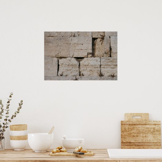 De Westerne muur, Jeruzalem Poster (Keuken)