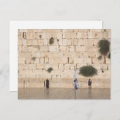 De Westerne muur (Kotel), Jeruzalem Briefkaart (Voorkant / Achterkant)