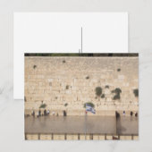 De Westerne muur (Kotel), Jeruzalem Briefkaart (Voorkant / Achterkant)