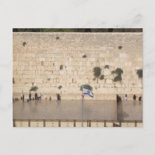De Westerne muur (Kotel), Jeruzalem Briefkaart (Voorkant)