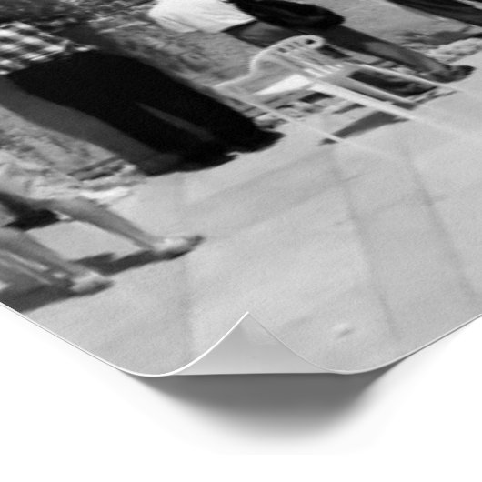 De Westerne muur Poster (Hoek)