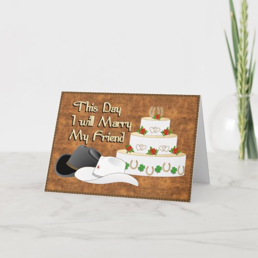 De westerne Uitnodigingen van het Huwelijk (Voorkant)