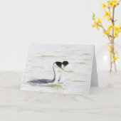 De westerne vrijage van de Fuut Kaart (Gele Bloem)