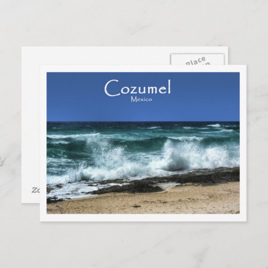 De westkant van Cozumel Briefkaart (Voorkant / Achterkant)