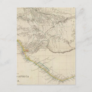 De westkust van Afrika Briefkaart