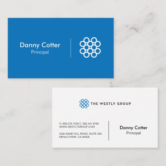 De Westly Groep | Logo's Visitekaartje (Voorkant / Achterkant)