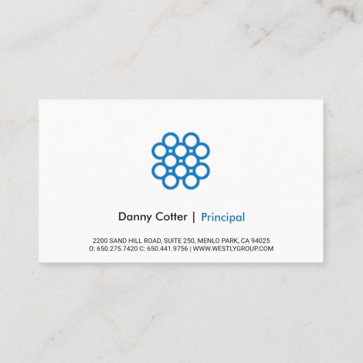 De Westly Group Visitekaartje (Achterkant)