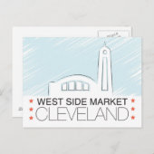 De Westside Market of Cleveland Briefkaart (Voorkant / Achterkant)