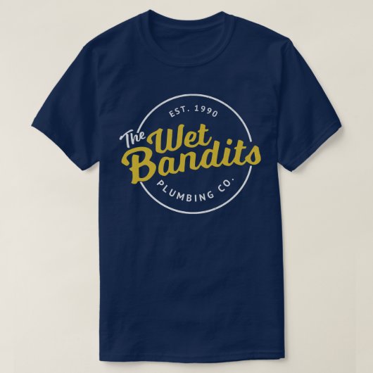 De Wet Bandits Loodgieterij Co EST 1990 T-shirt (Design voorkant)