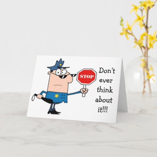 DE WET HEEFT GEZEGD "EEN GEWELDIGE BIRTHDAAG TE HE KAART (Gele Bloem)