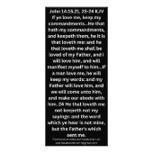 De wet van Mozes is niet de Tien Geboden Reclamekaart (Achterkant)