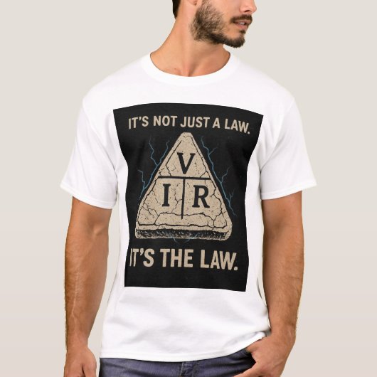 De wet van Ohm Engineer Humor: Het is de Wet T-shirt (Voorkant)