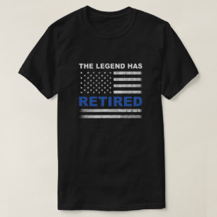 De wetende partij heeft de politieagent in dienst t-shirt