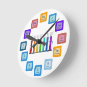 De Wetenschap van de Klok van de Muur van de Tijd (Hoek)