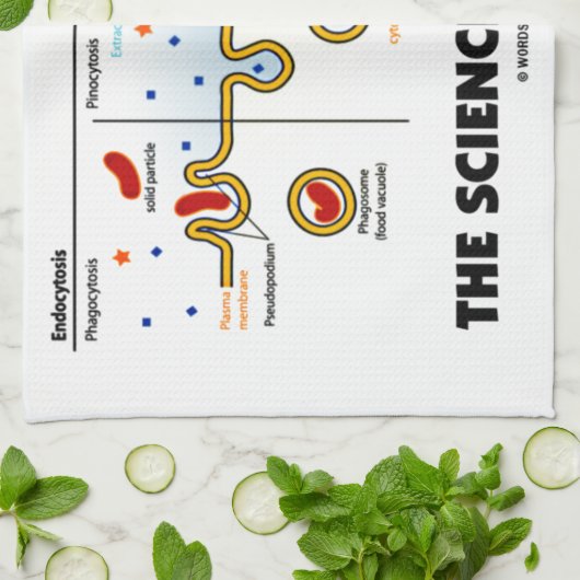 De wetenschap van het eten (Humor van de endemisch Theedoek (Gevouwen)