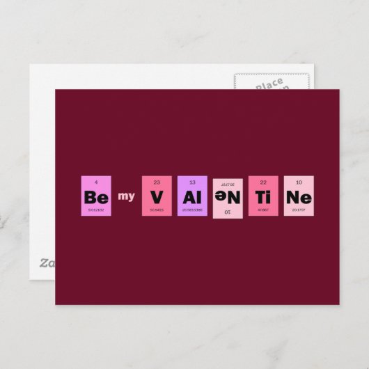 De Wetenschap van Nerd van Geek is Mijn Valentijn Feestdagenkaart (Voorkant / Achterkant)