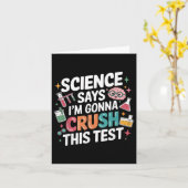 De wetenschap zegt dat ik deze test van de leraar  kaart (Gele Bloem)