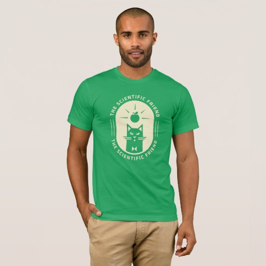 De wetenschappelijke vriend t-shirt (Voorkant volledig)