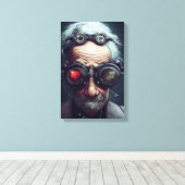De wetenschapper canvas afdruk (Insitu (Houten vloer))