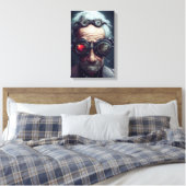 De wetenschapper canvas afdruk (Insitu (Slaapkamer))