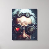 De wetenschapper canvas afdruk (Voorkant)