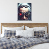 De wetenschapper canvas afdruk (Insitu (Slaapkamer))