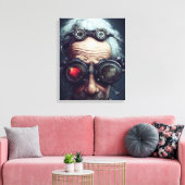 De wetenschapper canvas afdruk (Insitu (Woonkamer))