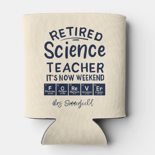 De wetenschapsleraar in het veld Het weekeinde ooi Blikjeskoeler (Achterkant)