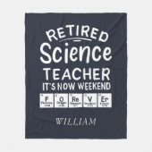 De wetenschapsleraar in het veld Het weekeinde ooi Fleece Deken (Voorkant)