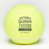 De wetenschapsleraar in het veld Het weekeinde ooi Tennisballen (Voorkant)