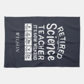 De wetenschapsleraar in het veld Het weekeinde ooi Theedoek (Horizontaal)