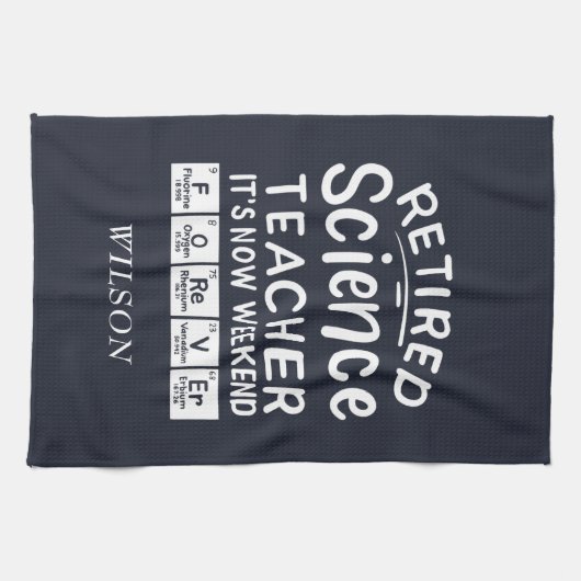 De wetenschapsleraar in het veld Het weekeinde ooi Theedoek (Horizontaal)