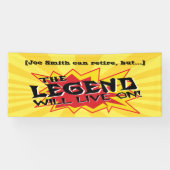 De wetgeving van de aftredende partij zal op spandoek (Horizontaal)