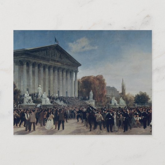 De wetgeving van het Palais du Corps Briefkaart (Voorkant)