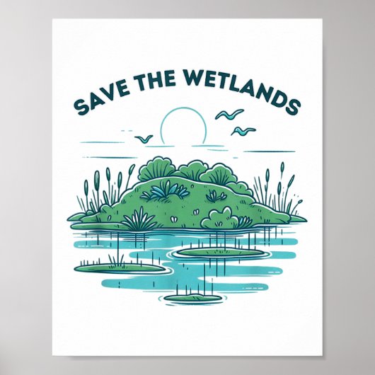 De wetlands opslaan _1 poster (Voorkant)