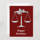 De wettelijke Collectieve Groeten van Kerstmis Feestdagenkaart (Voorkant / Achterkant)