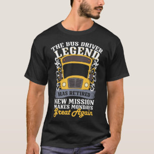 De wettelijke eindaflossing busbestuurder t-shirt