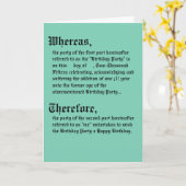 De wettelijke Kaart van de Verjaardag van het (Gele Bloem)