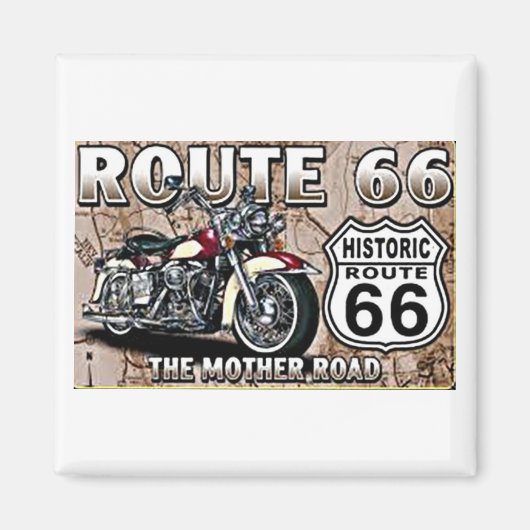 **DE WETTELIJKE ROUTE 66** MAGNEET (Voorkant)