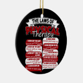 De wetten van de fysische Geweldige therapie Keramisch Ornament (Rechts)