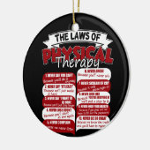 De wetten van de fysische Geweldige therapie Keramisch Ornament (Links)