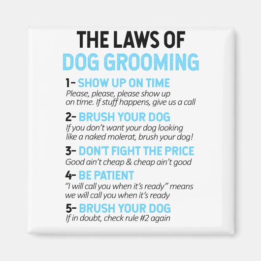 De wetten van de hond-kweek magneet (Voorkant)