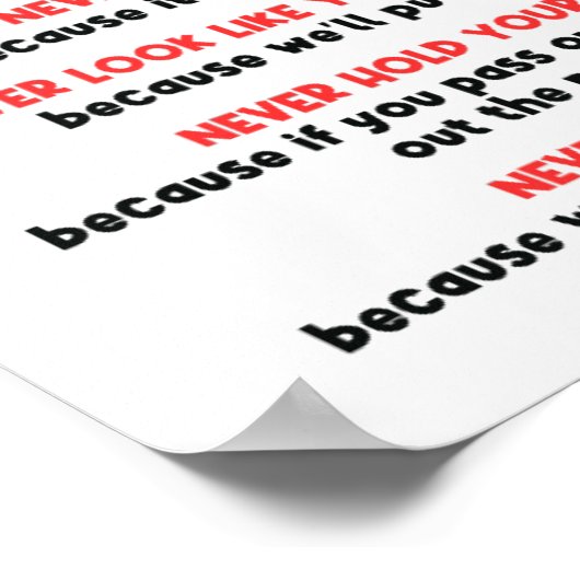 De wetten van fysiotherapie - Grappig Motivatie Poster (Hoek)