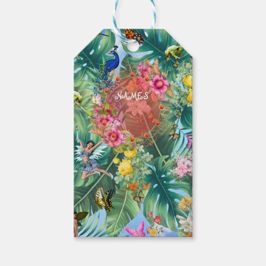 De Whimsical Fantasy World Cadeaulabel (Voorkant)