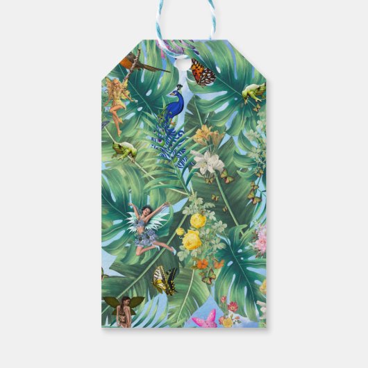 De Whimsical Fantasy World Cadeaulabel (Achterkant)