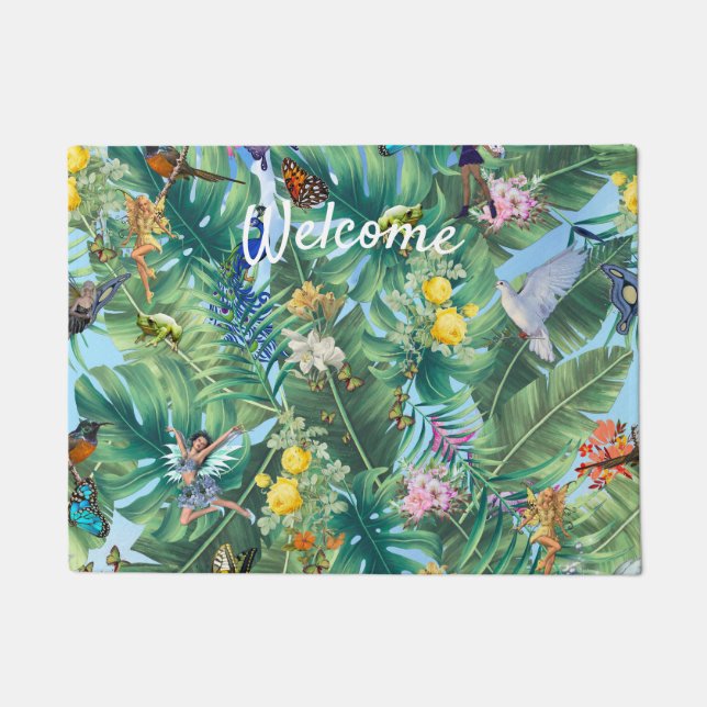 De Whimsical Fantasy World Deurmat (Voorkant)