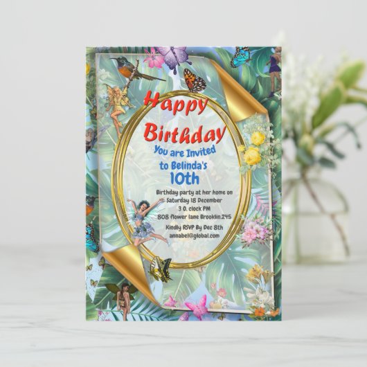 De Whimsical Fantasy World Kaart (Staand voorkant)