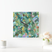 De Whimsical Fantasy World Vierkante Klok (Huis)